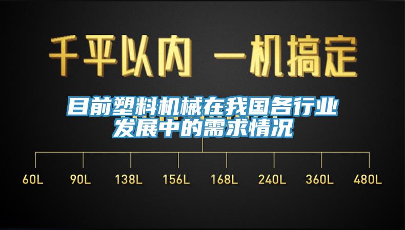 目前塑料机械在我国各行业发展中的需求情况